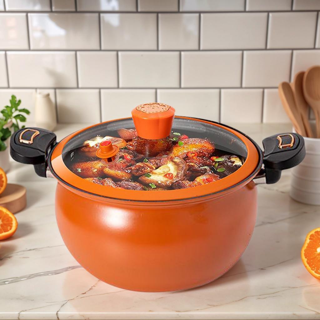 Home Cooking Channel - Casserole à pression pour ragoût, chauffage