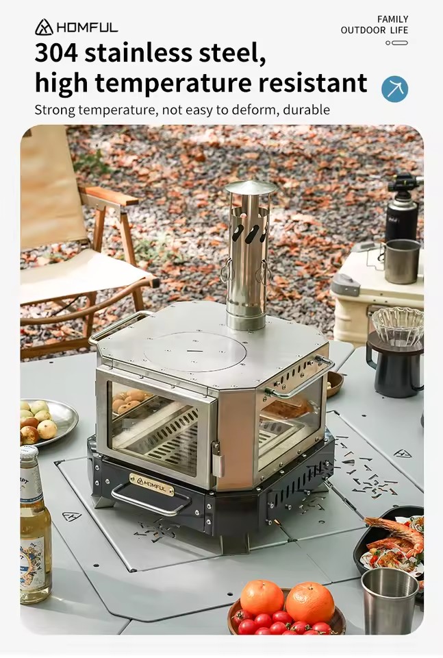Poêle à bois portable HOMFUL p - Home Cooking Channel avis et prix