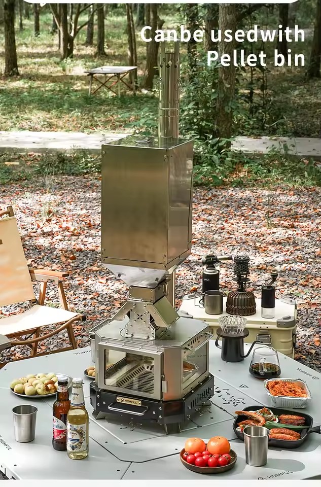 Poêle à bois portable HOMFUL p - Home Cooking Channel avis et prix
