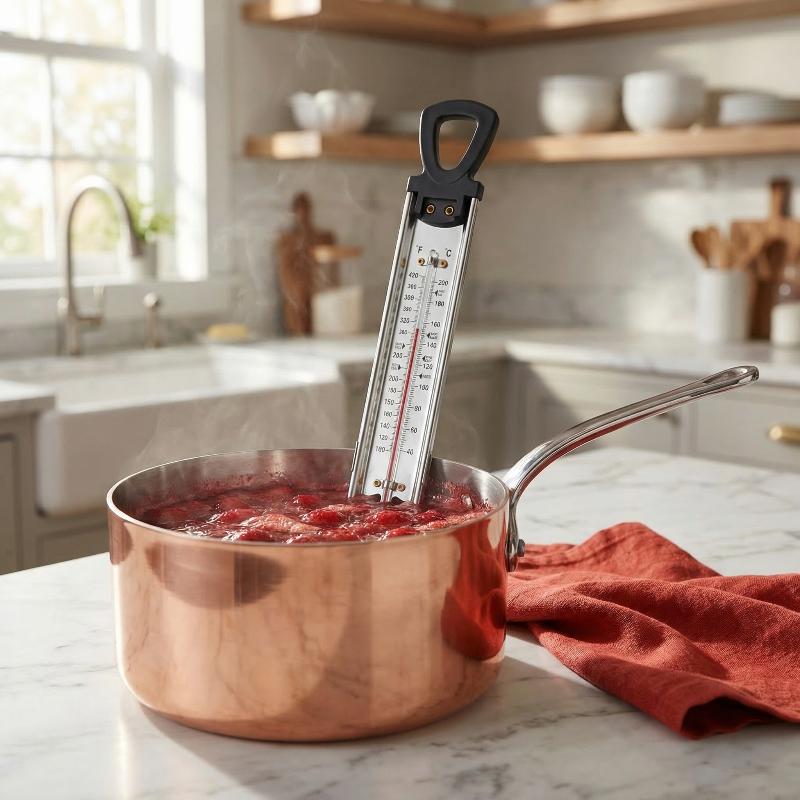 Thermomètre à sucre en acier i - Home Cooking Reading avis et prix