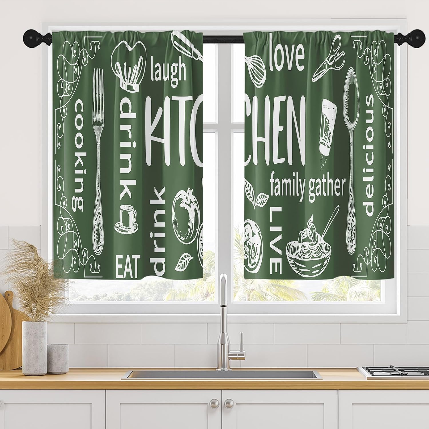 Rideaux de cuisine esthétiques - Home Cooking Youtube avis et prix