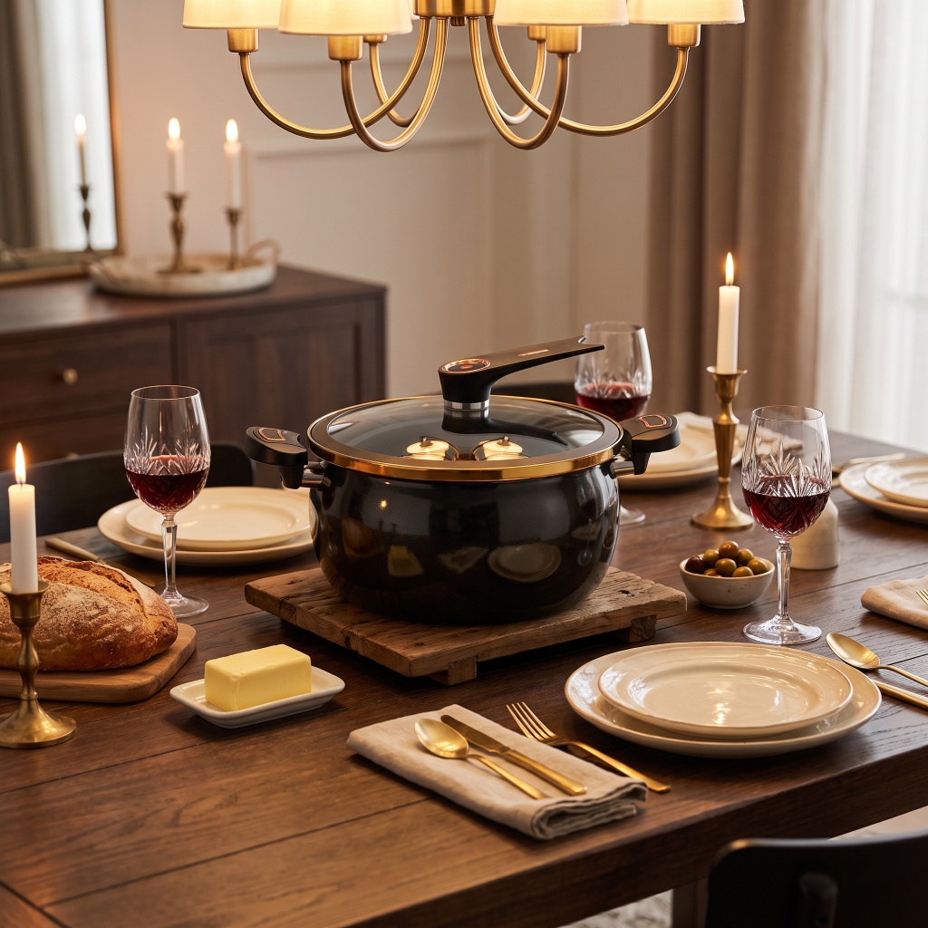 Marmite à micro-pression en ém - Home Cooking Channel avis et prix