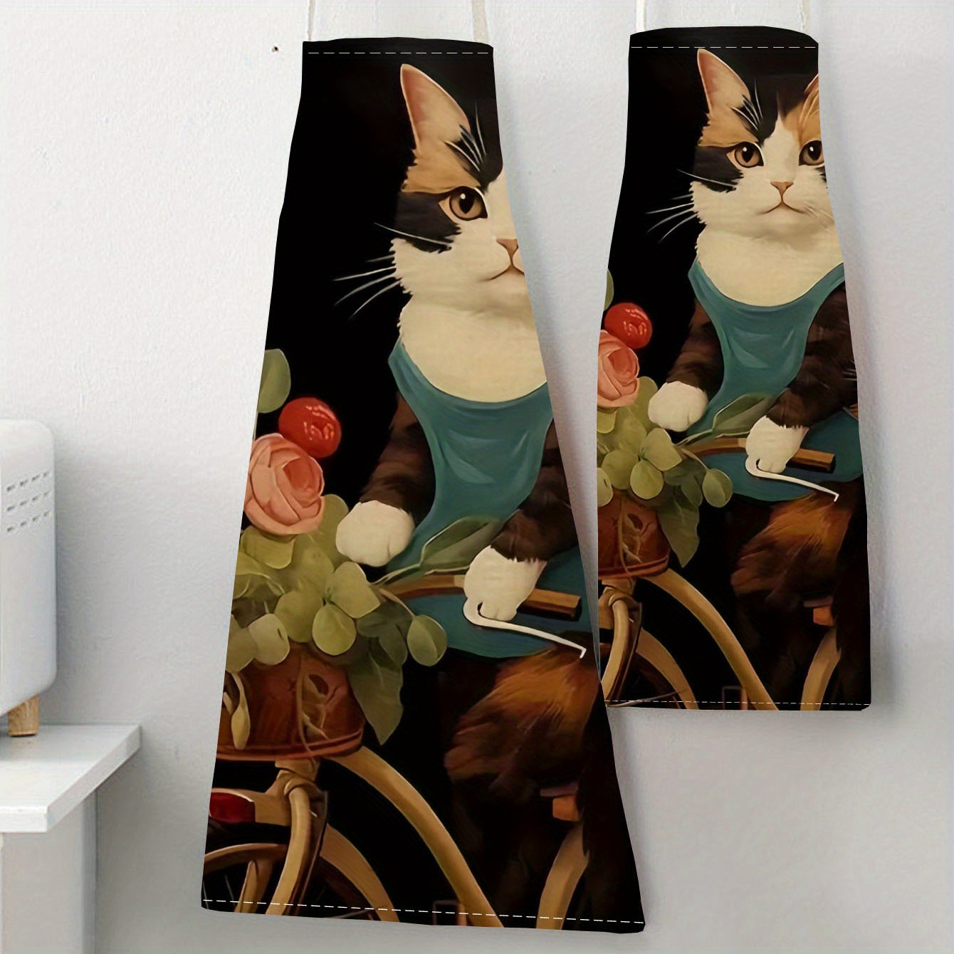 Tablier en lin amusant avec im - Home Cooking For Cats avis et prix
